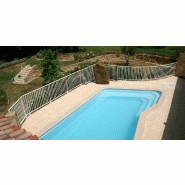 Barrière de piscine aluminium macassar - profils