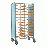 Chariot de cafétéria 2x12 plateaux Bourgeat 784306