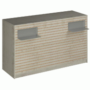 Comptoir Vertigo H T03 dble nat. L170cm - 3 tab.Coulis. 6tab.Amovib - érable