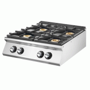 Cuisinière gaz à poser 4 brûleurs - puissance 18,4 kw - 800 x 730 x... - PVS7080PCGT