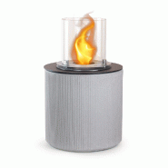 Divina Fire Cheminée au bioéthanol brasero de jardin au sol pour intérieur extérieur MODIGLIANI Corde Beige d.36 x h56 - beige 8056157806240