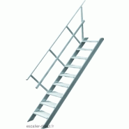 Escaliers droits industriel largeur des marches 600mm