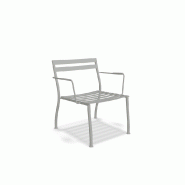 Fauteuil d'extérieur FLANER - gris clair