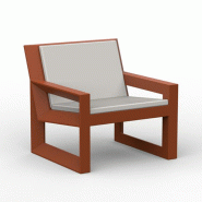 Fauteuil lounge in & out FRAME - argile