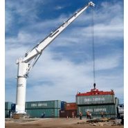 Fcc 280 grue portuaire fixe - liebherr - force de levage max 45t