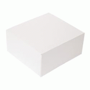 García de Pou Garcia de Pou 200 unités - Boîtes Patisseries Sans Fenêtre 'Thepack' 250 G/M2 17X14X11,5 Cm Blanc Carton Ondulé Nano-Micro - blanc García de Pou Garcia de Pou 200 unités - Boîtes Patisseries Sans Fenêtre 'Thepack' 250 G/M2 17X14X11,5 Cm Blanc Carton Ondulé Nano-Micro - blanc