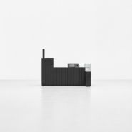 Îlot commercial intelligent - distributeurs automatiques, casiers et tests de parfums