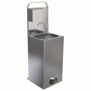 Lave-mains mobile inox à pédale avec distributeurs savon et papier ... - PGLC0009/B Lave-mains mobile inox à pédale avec distributeurs savon et papier ... - PGLC0009/B