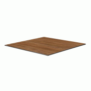 Oviala Business Plateau de table stratifié 60x60 cm bois ambré - marron 113417 Oviala Business Plateau de table stratifié 60x60 cm bois ambré - marron 113417