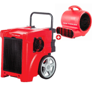 Pack déshumidificateur industriel PRO 50L/Jour BDP50 + ventilateur sécheur de sol RV380 - MW Tools BDP50SETR Pack déshumidificateur industriel PRO 50L/Jour BDP50 + ventilateur sécheur de sol RV380 - MW Tools BDP50SETR