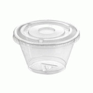 Packnwood FHC - Lot de 1000 gobelets en plastique PET transparent 210ml - H58mm - recyclable et adapté congélateur Packnwood FHC - Lot de 1000 gobelets en plastique PET transparent 210ml - H58mm - recyclable et adapté congélateur