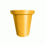 PLAST'UP ROTOMOULAGE Pot de fleurs rond xxl delight 760l - JAUNEMANGUE - jaune 0750122559732