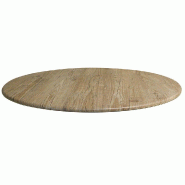 Plateau rond de table extérieur Smartline Ø70cm décor Atacama Cherry