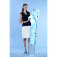 Tour présentoir pliable pour expositions, showroom - stairzip light