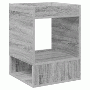 VidaXL Table d'appoint Gris Sonoma 40 x 40 x 56 cm Bois d'ingénierie Modèle Flex Ligne Élite - 890954