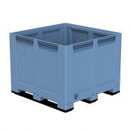 Caisse-palette plastique grand volume 1060 L adaptée à une utilisation intensive - 1200 x 1200mm_1
