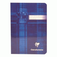 Clairefontaine Lot de 10 Carnet Metric Vocabulaire A6, 64p./32 feuilles 90 g/m² brochure rembordée rigide, ligné 7mm + marge centrale - 3329680364705