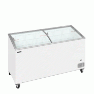 Congélateur vitré de crème glacée IC501SCEB (427 / 398) blanc TEFCOLD