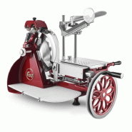 Fac - Trancheuse Manuelle à Volant Modèle 250 VO C (CURVYLINE) avec Volant Fleuri - ROUGE - 6/250008FA