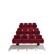 Fauteuil  de cinéma fixé au sol : optimiser vos espaces avec confort et fonctionnalité