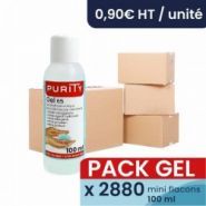 Gels hydroalcooliques - purity - pack de 2880x flacons