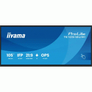 Iiyama TE10518UWI-B1AG àÉcran d'affichage dynamique Carte A numérique 2,66 m (104.6") LED Wifi 450 cd