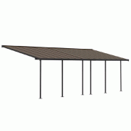 PALRAM pergola 25.8m² gris anthracite 705604 - gris 7290108138962