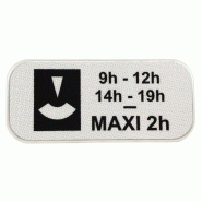 Panonceau durée maximum du stationnement M6c2 - Disque et durée limitée Panonceau durée maximum du stationnement M6c2 - Disque et durée limitée