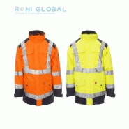 T-shirt haute visibilité à manches courtes pour femme - Polyester - Avenue Payper - Passepoils réfléchissants_0