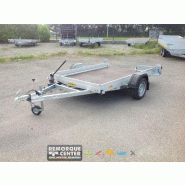 Plateau 1 essieu abaissable HUMBAUR - 250 x 155 x H15 cm - PTAC : 750 Kg - Reference -K1 276 170 2700 2