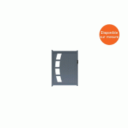 Portillon plein finition aluminium - 1000 / 1300_0