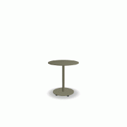 Table de café ronde 70x70 BOLT - olive