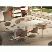 Table de cafétéria bois blanc pas cher Table de cafétéria bois blanc pas cher