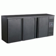 Tecfrigo Arrière de bar 536 Litres, 3 portes battantes, noir, à poser, 320 W, 220 V - MONO - noir 3666562009270 Tecfrigo Arrière de bar 536 Litres, 3 portes battantes, noir, à poser, 320 W, 220 V - MONO - noir 3666562009270