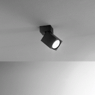 Applique Murale Led Carrée Noire Orientable Connect 1Xgu10 Perenz - noir 8023559540676