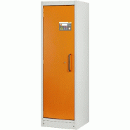 Armoire anti-feu PROline 6/20 F90, 1 porte gauche orange, 5 tiroirs - CEMO - 12019