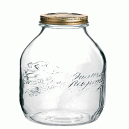 Bormioli Rocco - Quattro Stagioni carafe 1 litre avec couvercle - Carton de 12 - transparent verre 532453