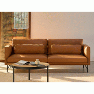 Canapé Marea Forma5 revêtement en cuir pleine fleur