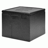 Conteneur pour 8 pizza isotherme EPP 59L - VOGUE - noir 5050984751059