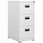 Décoshop26 - Caissons à tiroirs meuble de bureau 3 tiroirs 46 x 62 x 102,5 cm acier gris clair DEC024535 - gris 3000254757788 Décoshop26 - Caissons à tiroirs meuble de bureau 3 tiroirs 46 x 62 x 102,5 cm acier gris clair DEC024535 - gris 3000254757788