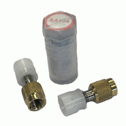 Flexibles de charge 150 cm (x3) avec vannes - RJB : 1/4"-1/4"