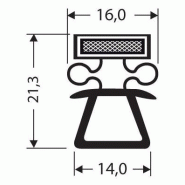 Joint pvc magnetique pour meubles frigos jpc-110_0