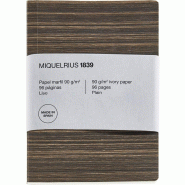 MIQUELRIUS Carnet A5, 96p./48 feuilles ivoire 90 g/m², couv. Bleue, uni - 8422593015872