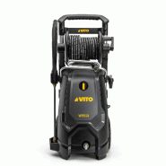 Nettoyeur haute pression 225bar 3000W Moteur Induction Tuyau 10m Jet réglable Dévidoir Nettoyage Terrasse Voiture Mobilier VITO - noir 5604612774301