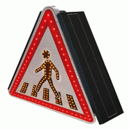 Panneaux solaire intégré A 700 mm classe 2 leds clignotant fabriqués en France - PNRT2A17-TF02/S2_0