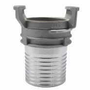 Raccord symétrique Guillemin à douille annelée avec oreilles - Aluminium - DN 65 - DN Douille 70mm - YGDAAL065V70_0