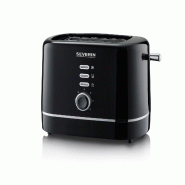 SEVERIN Grille-pain 2 Fentes 850w Noir At4321 - noir métal 4321