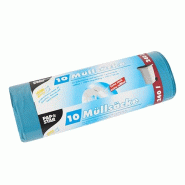 Starpak 10 garbage bags, LDPE 240 l 125 cm x 100 cm blue extra strong and extra tear-resistant - bleu plastique polypropylène 12447