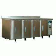 Tour patissier euro 600x400 - 4 portes + 2° +5° c - semi-equipe + dessus inox sans dosseret