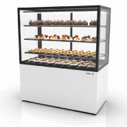Vitrine réfrigérée INTEGRA sur base - 1200 mm - 4 niveaux - H1400 mm - IN120/80-140 | Sayl Barcelona - Accès avant et arrière_0